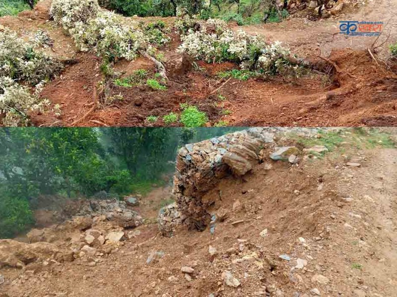 त्रिवेणि २ का सडक बर्खायाममा चल्दैनन्, वडावासीलाई सास्ती 